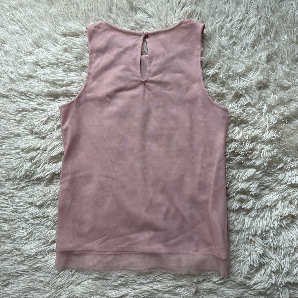 White House Black Market Tank Top Pink Size Small Petite - Picture 7 of 8